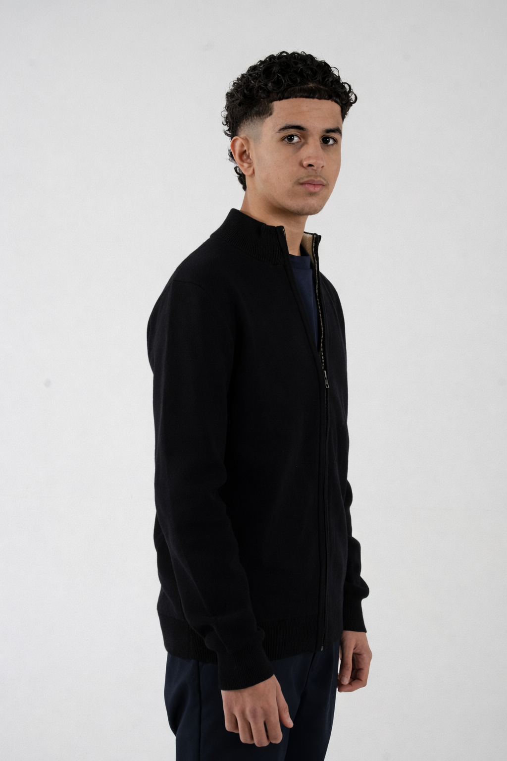 Core Zip Vest Black