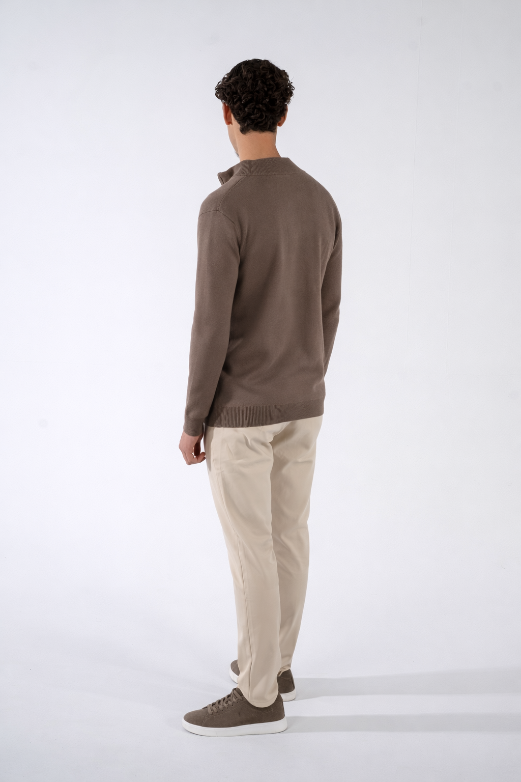 Core Zip Vest Brown