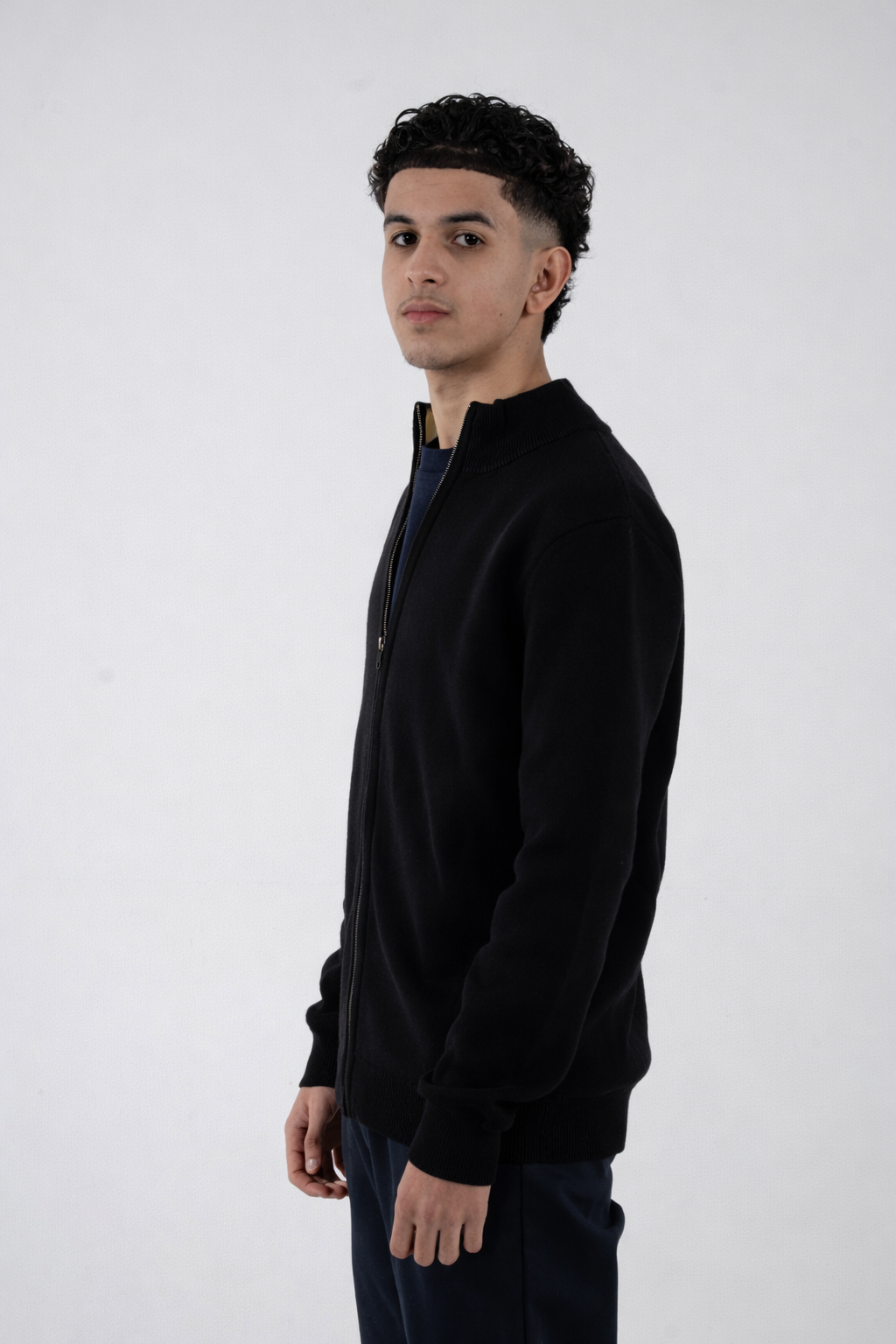 Core Zip Vest Black