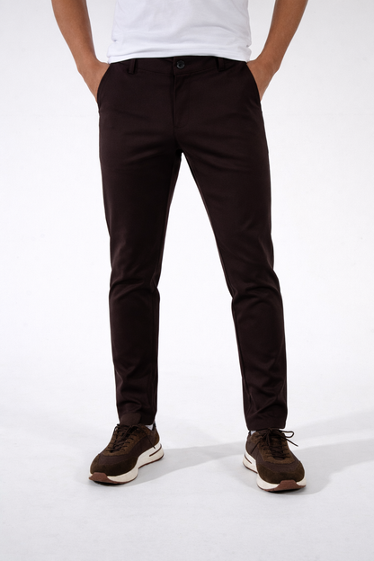 Tailored Pantalon Brown