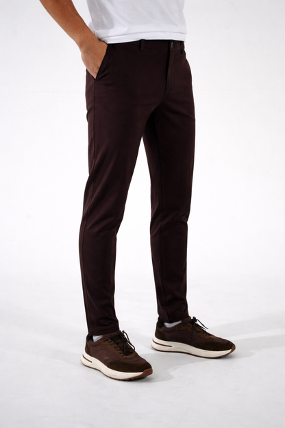 Tailored Pantalon Brown