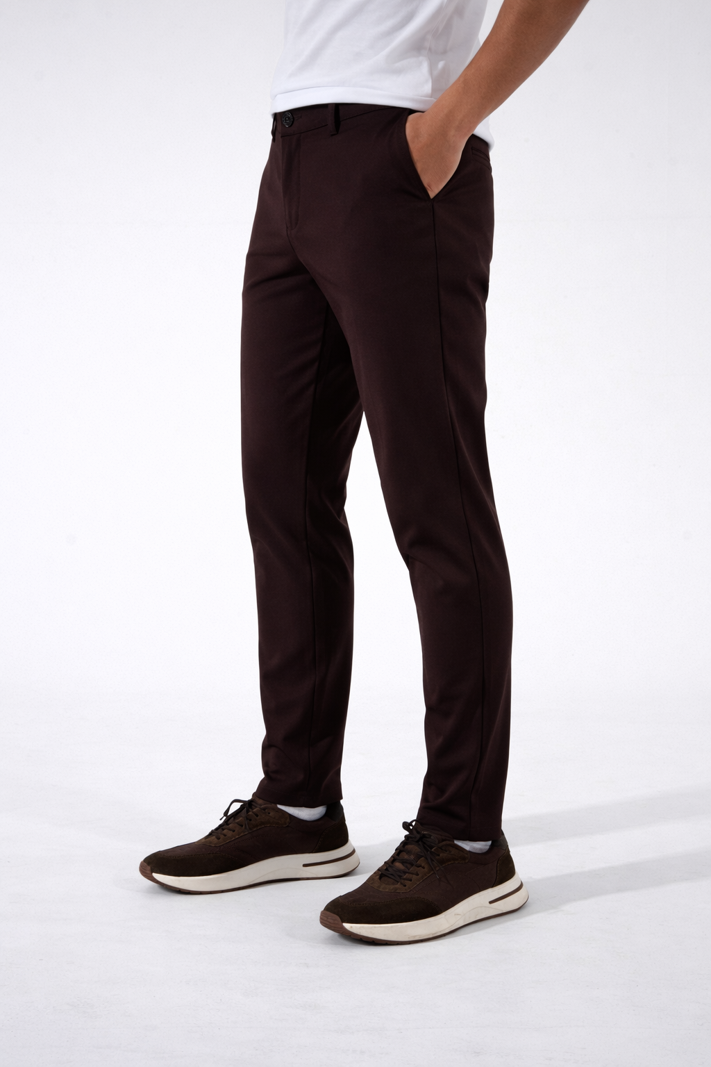 Tailored Pantalon Brown