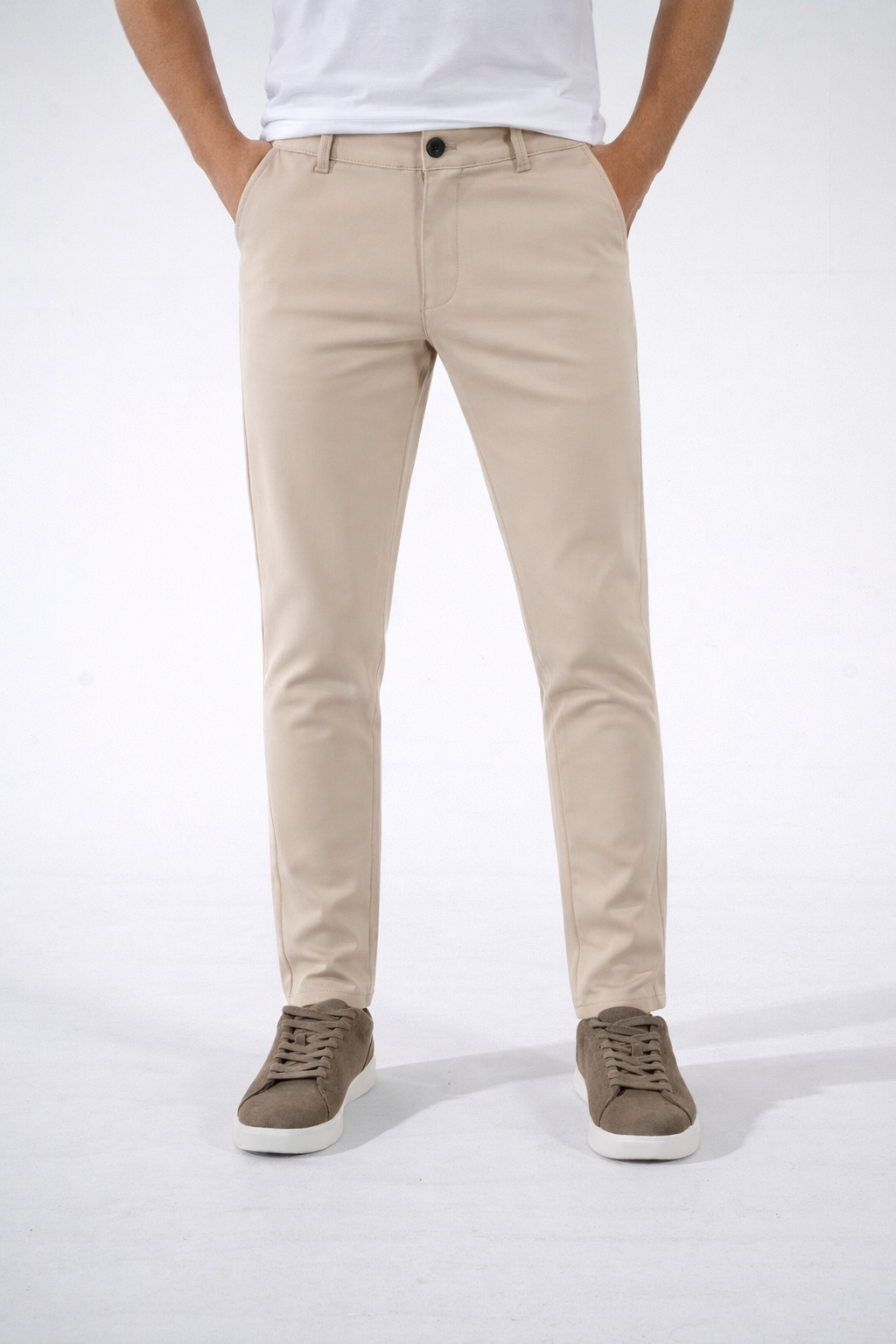 Tailored Pantalon Beige