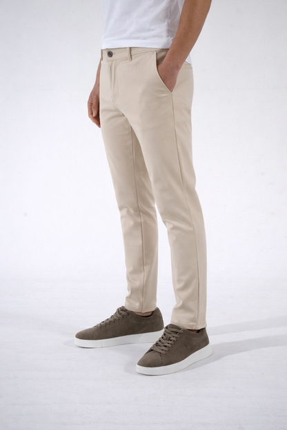 Tailored Pantalon Beige
