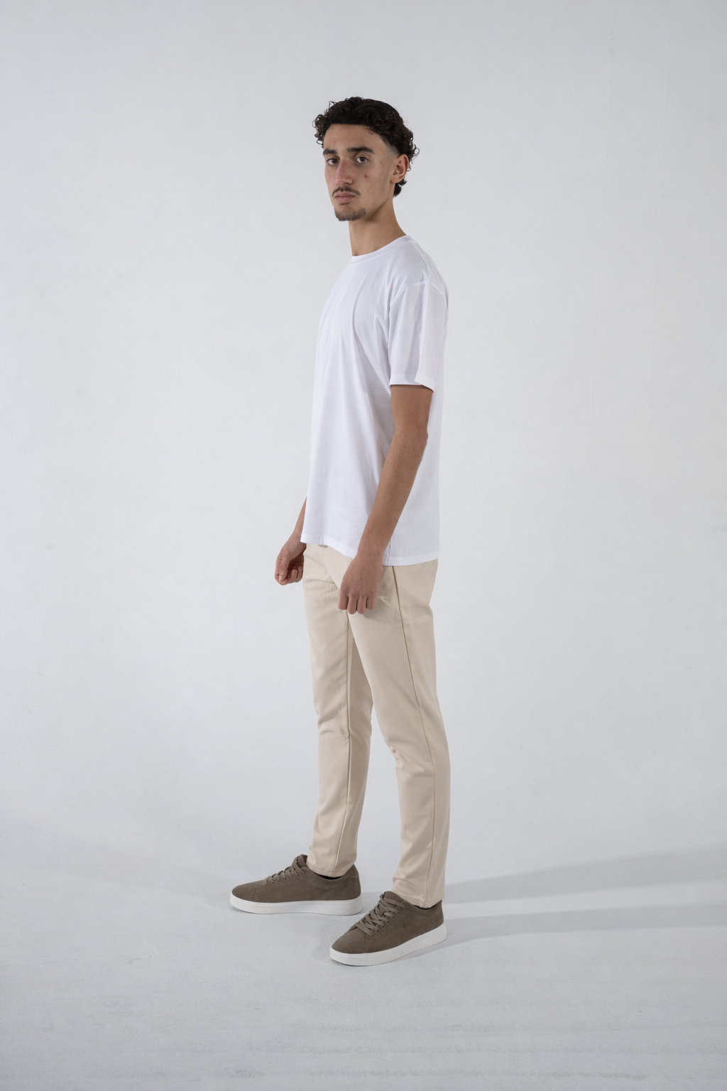 Tailored Pantalon Beige