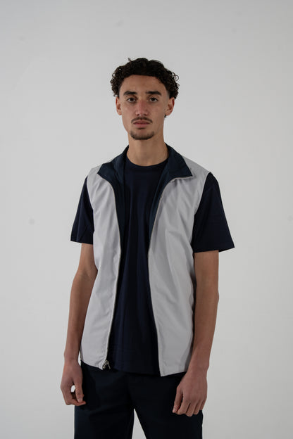 Reversible Vest - Grey/Blue