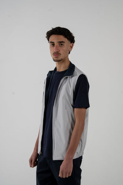 Reversible Vest - Grey/Blue