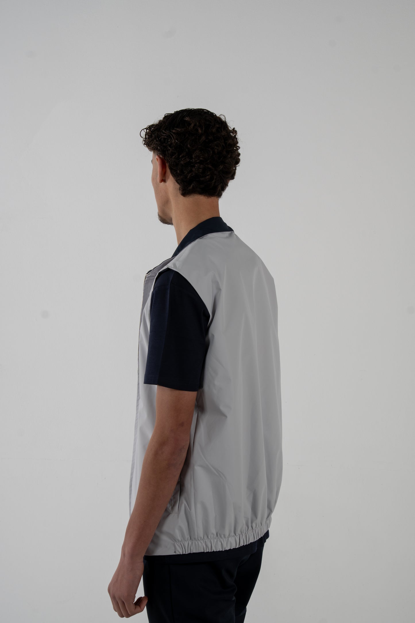 Reversible Vest - Grey/Blue