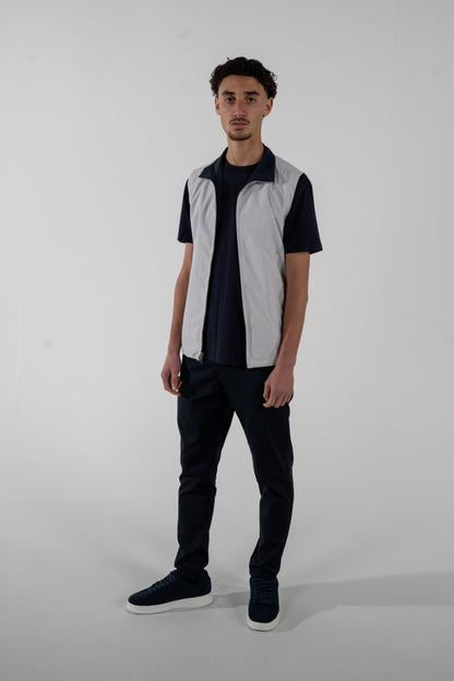 Reversible Vest - Grey/Blue